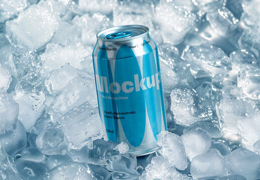 Frozen Can Mockup