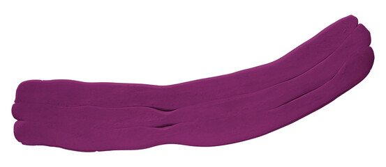 Plasticine is a dark purple brush isolated on a transparent background.