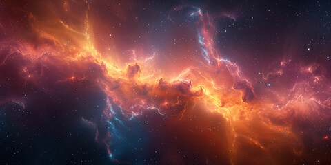 fantasy space nebula in the universe