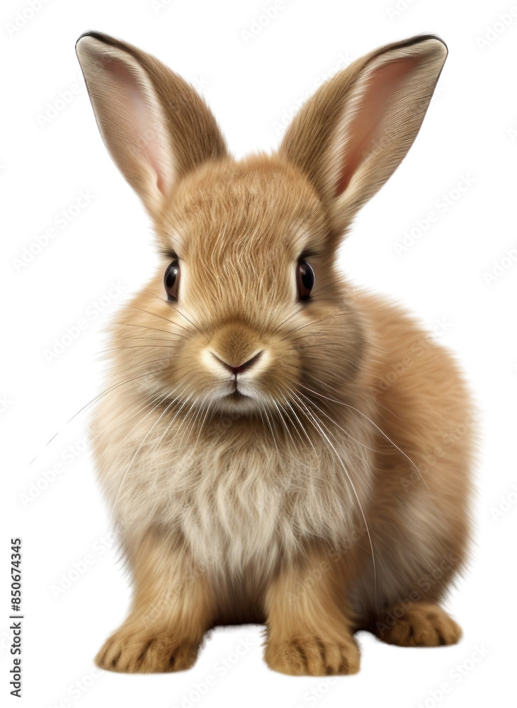 Poster PNG 3D pixel art of a bunny mammal animal rodent