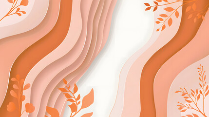 layered floral paper art