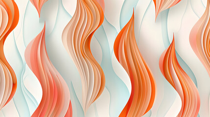 abstract flowing ribbons