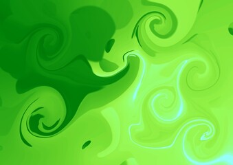 abstract green background with waves