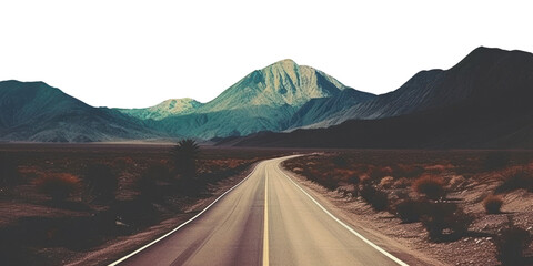 Obraz premium PNG Highway road landscape astronomy.