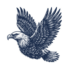 Eagle Vector, eagle silhouette, eagle Vector drawing