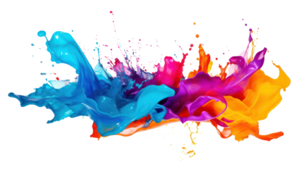 PNG Backgrounds splashing purple paint transparent background