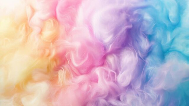 abstract background texture of cotton smoky fluffy texture soft pastel color background with soft cotton wool and steam effect or cotton candy