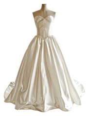 PNG Wedding dress wedding fashion white.