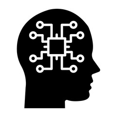 Machine Perception Glyph Icon