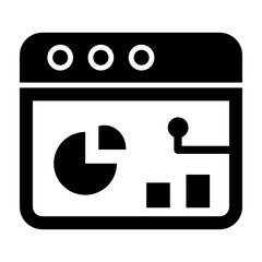 Intelligent Data Glyph Icon