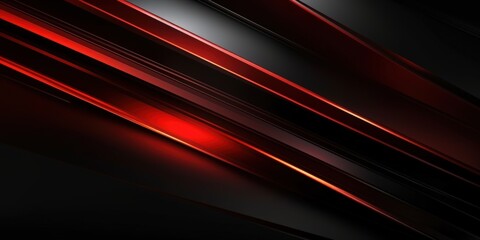 Abstract Red and Black Diagonal Lines
