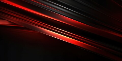 Abstract Red and Black Diagonal Lines