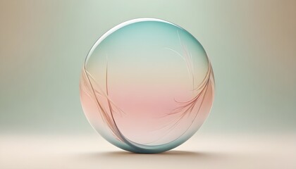 Abstract undefined object background symbolized serenity and silence