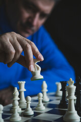 Man playing chess