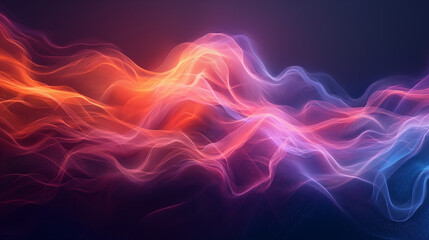 Fototapeta premium Abstract sound wave background.