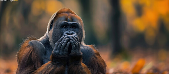 Ape speaks no evil