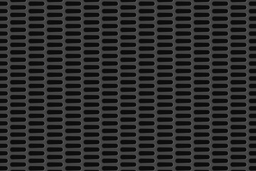 long round hole slotted perforated metal aluminum sheet floor surface checker texture seamless pattern industrial background