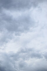 blue sky and white cloud background, cloudy in rainny season
