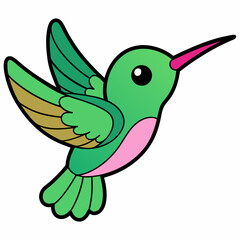 hummingbird vecrot design 