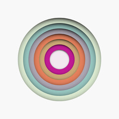 Template circle color for decorate