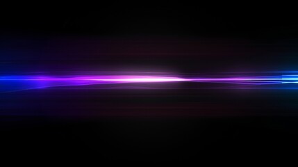 Obraz premium Abstract Purple and Blue Light Streaks on Black Background