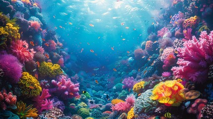 Underwater Paradise: Vibrant Coral Reef