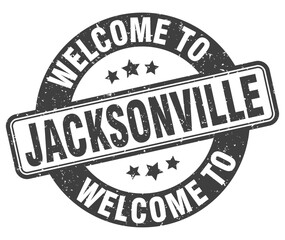 Welcome to Jacksonville stamp. Jacksonville round sign
