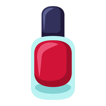 recommend clip art: Bright nail polish. Gel polish for manicure in a bottle. Cartoon flat clipart