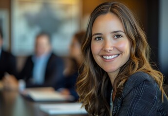 Obraz premium An interview with a confident young professional dressed for business