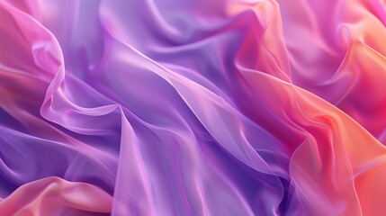 Obraz premium An abstract purple curved shape with soft edges and blurred details, set against a light background.