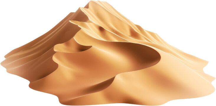 sand dunes clipart isolated on transparent background, png, cut out, di cut