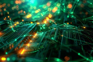 Fototapeta premium network of service