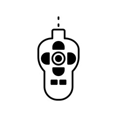 Obraz premium Pointer icon or logo illustration outline black style