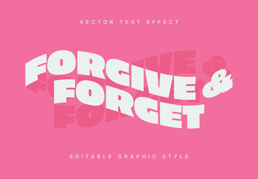 Playful Pink Layered Twist Text Effect Mockup