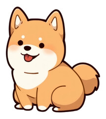 PNG Shiba inu cartoon mammal animal.