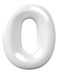 PNG Number 0 shape white simplicity.