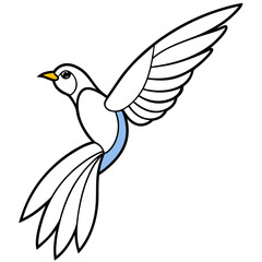 white dove flying