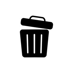 Trash icon vector. trash can icon. Delete icon vector