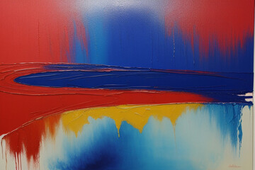 abstract watercolor background with rainbow