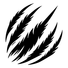 Animal Claw scratches clipart