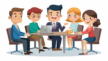 simple-business-meeting-cartoon--teamwork-and-comm