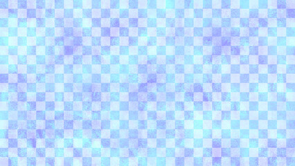 市松模様 背景素材 青色