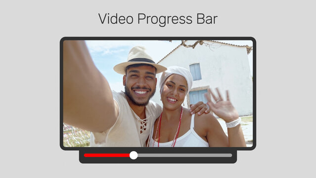 Simple Video Progress Bar Overlay
