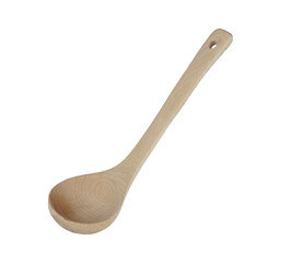 Modern wooden kitchen utensils isolated on transparent with png.