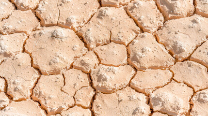 Brown dry soil background At the top view texture