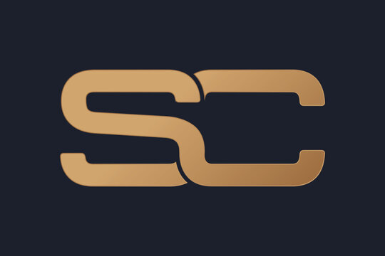 SSC letter logo design, modern logo and monogram, vetor