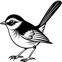 solid-black-outline-fairy-wren-animal-vector