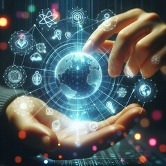 Sci-Fi Urban Design with Neon Lights