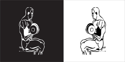  IIlustration Vector graphics of Workout Routine icon