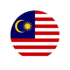 Round Malaysia flag icon © ValGraphic